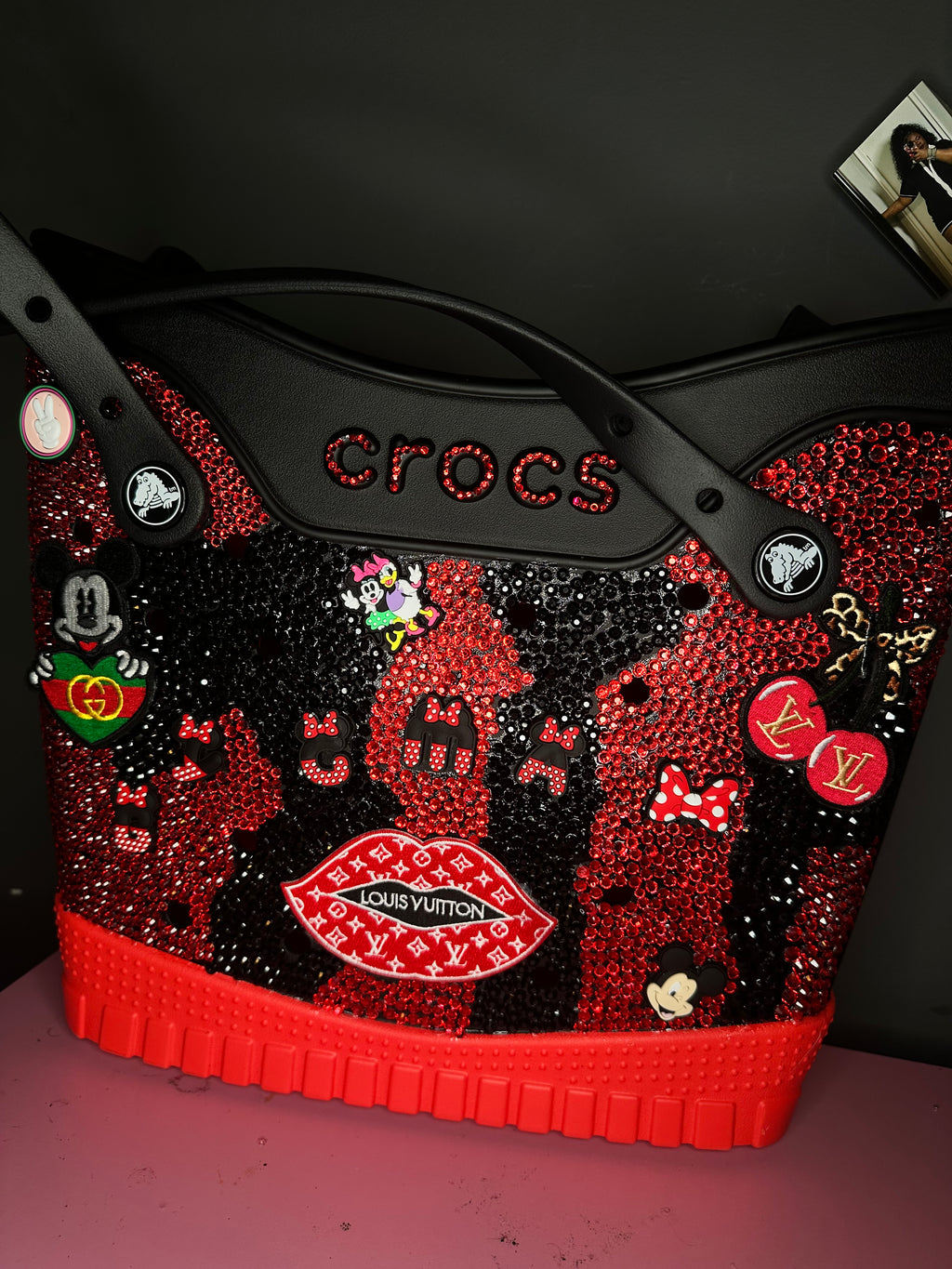 MINNE MOUSE CROC BAG
